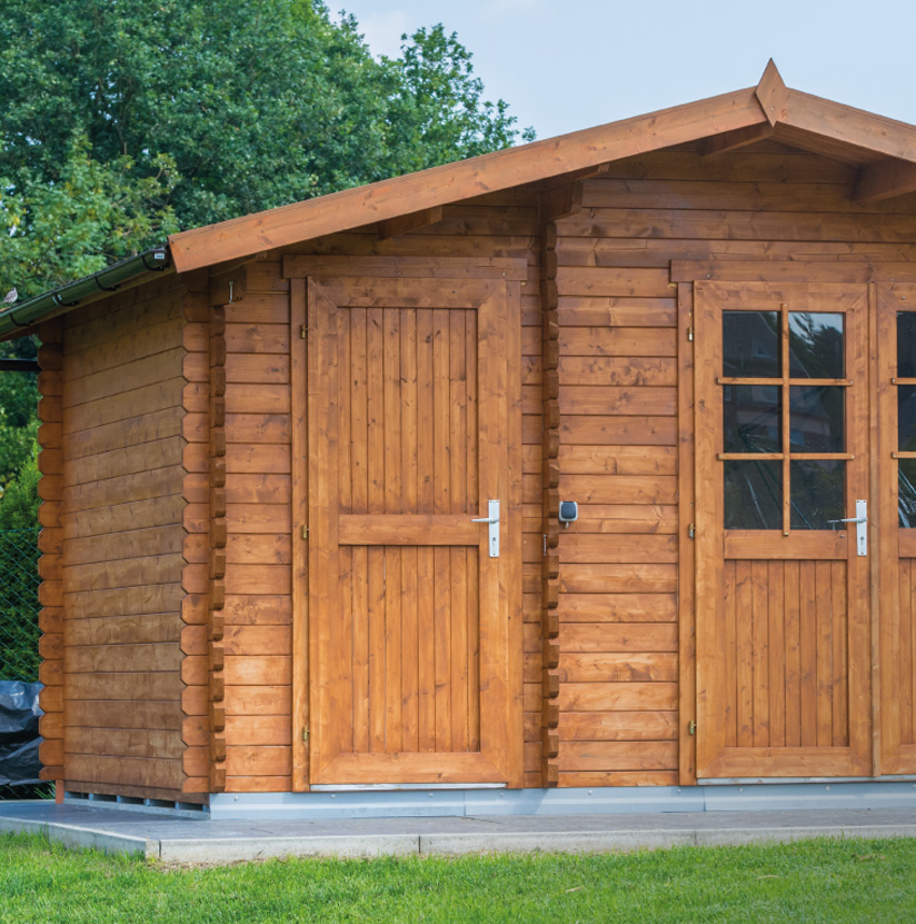 casa in legno impregnante