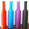 Bottiglie di vetro verniciate